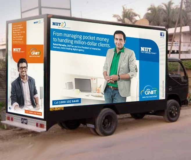 Mobile Van Hoarding Advertising